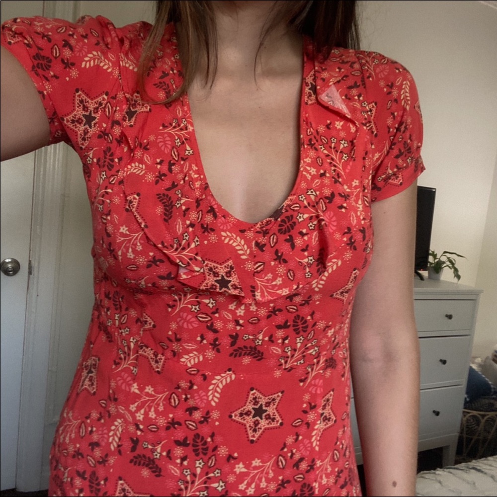Celestial Mini Dress in Red 💫♥️✨